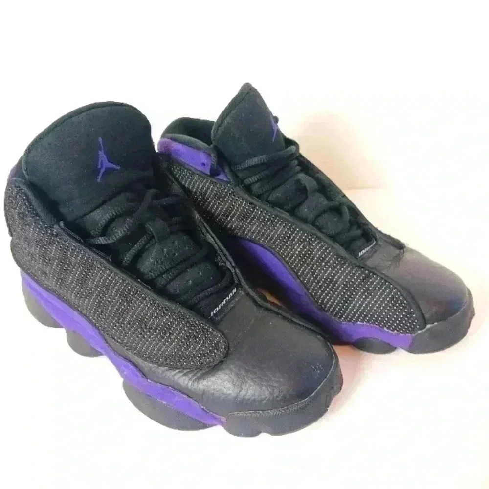 Nike Air Jordan 13 Retro Court Purple Black Size 4.5Y Shoes
